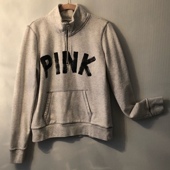 PINK Victoria's Secret Tops - PINK Zip Sweatshirt S